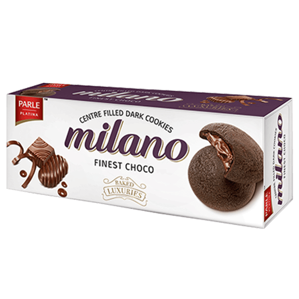 Milano Centre Filled Dark Cookies Choco Filling